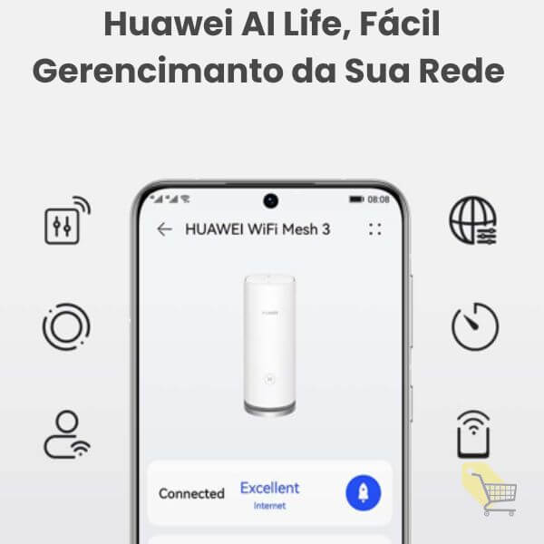 Huawei Mesh 3 Wi-Fi 6 - Aplicativo