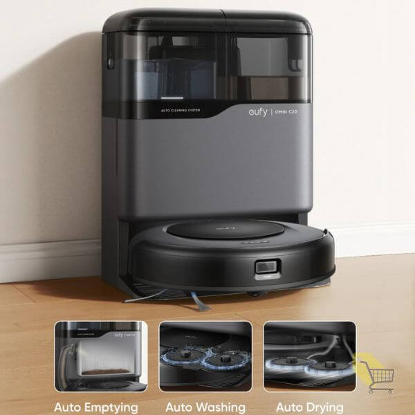 Robo Aspirador Eufy C20 frente