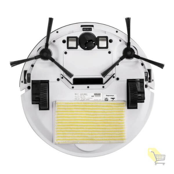 Aspirador de po robo Kacher RCV1 - Baixo