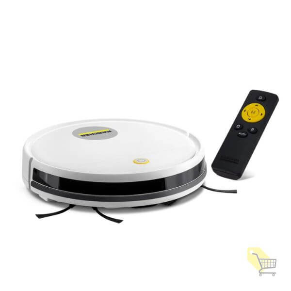 Aspirador de Po robo Karcher RCV1 - Frente com controle