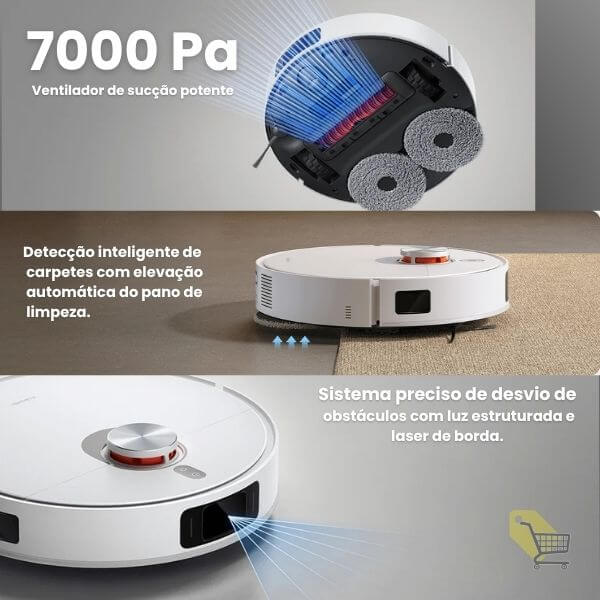 Robô aspirador Xiaomi X20 Pro caracteristicas