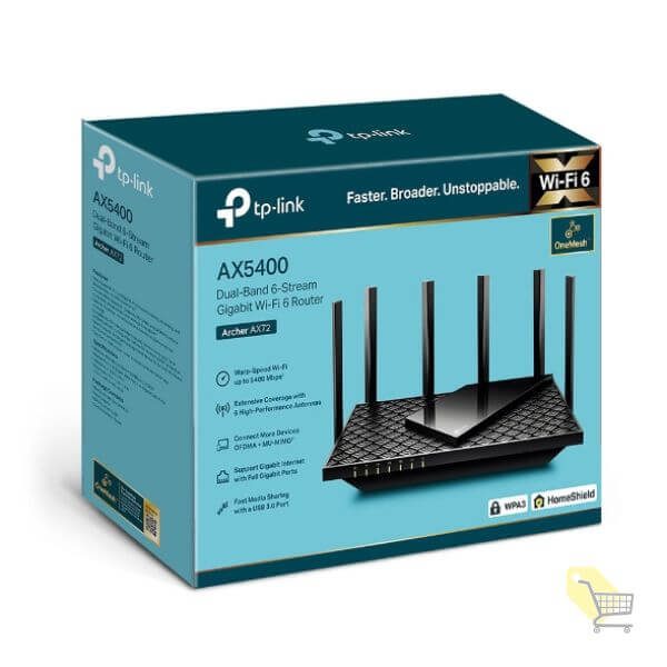 Roteador Wi-Fi 6 Gigabit Dual Band AX5400