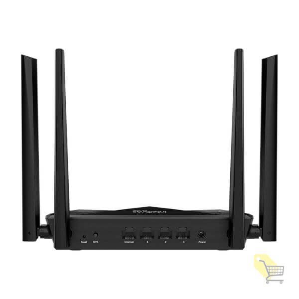 Roteador Wi-Fi Intelbras W6 1500 - Portas Traseiras