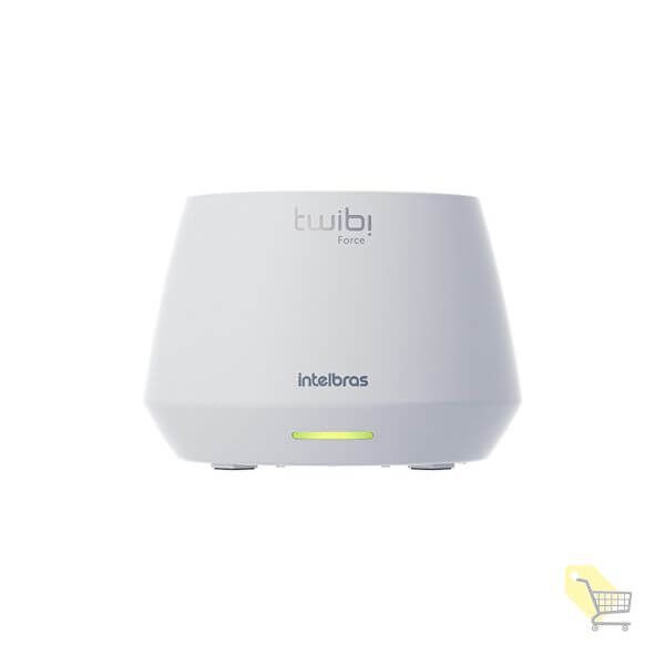Roteador sem Fio Wi-fi 6 Mesh Twibi Force AX Branco Intelbras- Frente